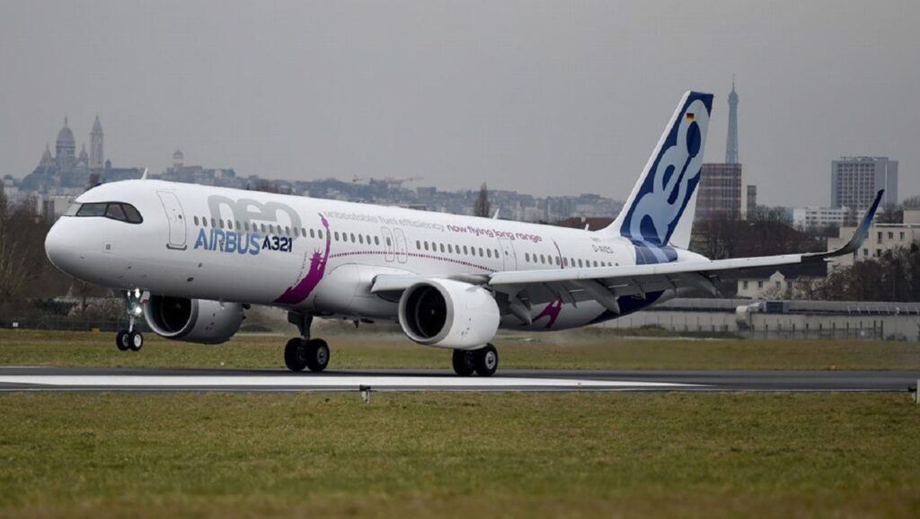 Airbus A321 jet