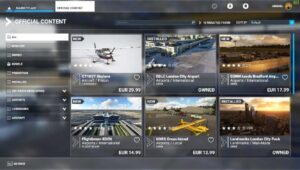 available add ons for flight simulator
