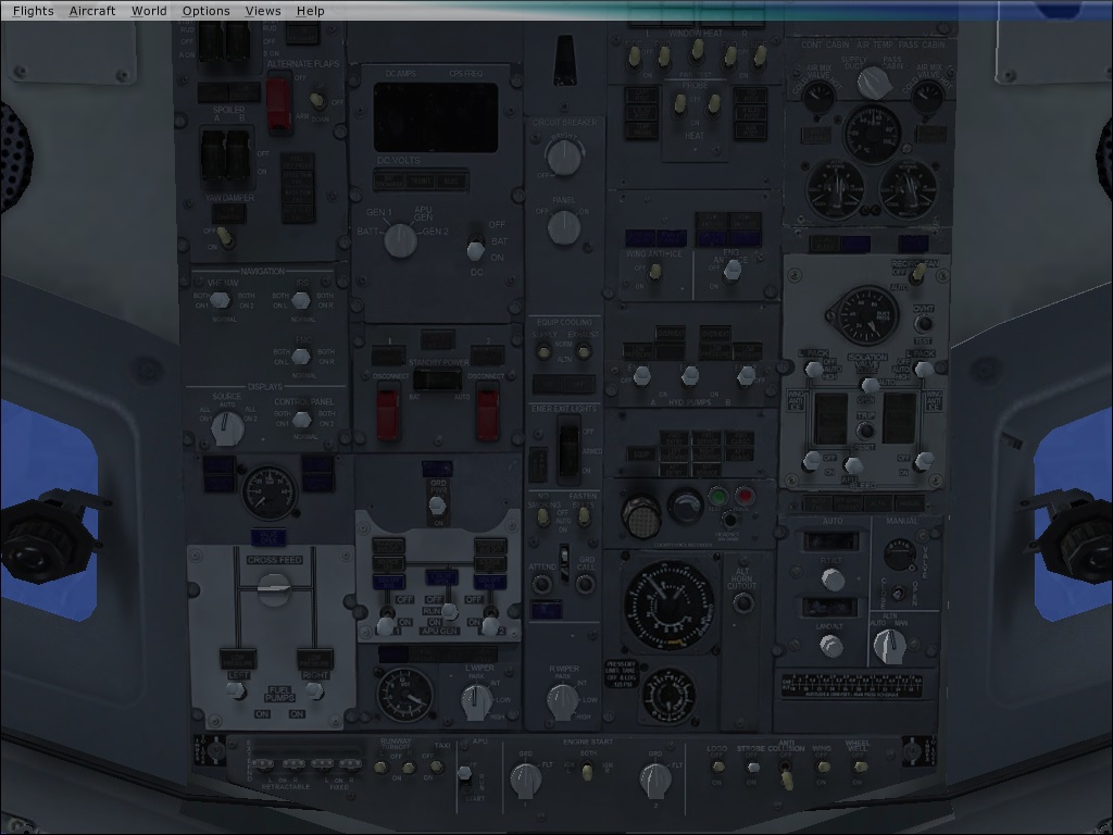 flight simulator cockpit accessories