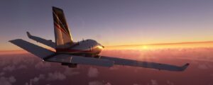 flying during dusk