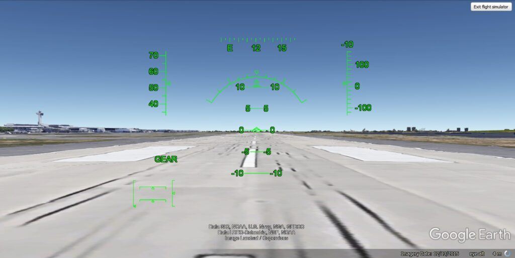 flight simulator on google earth