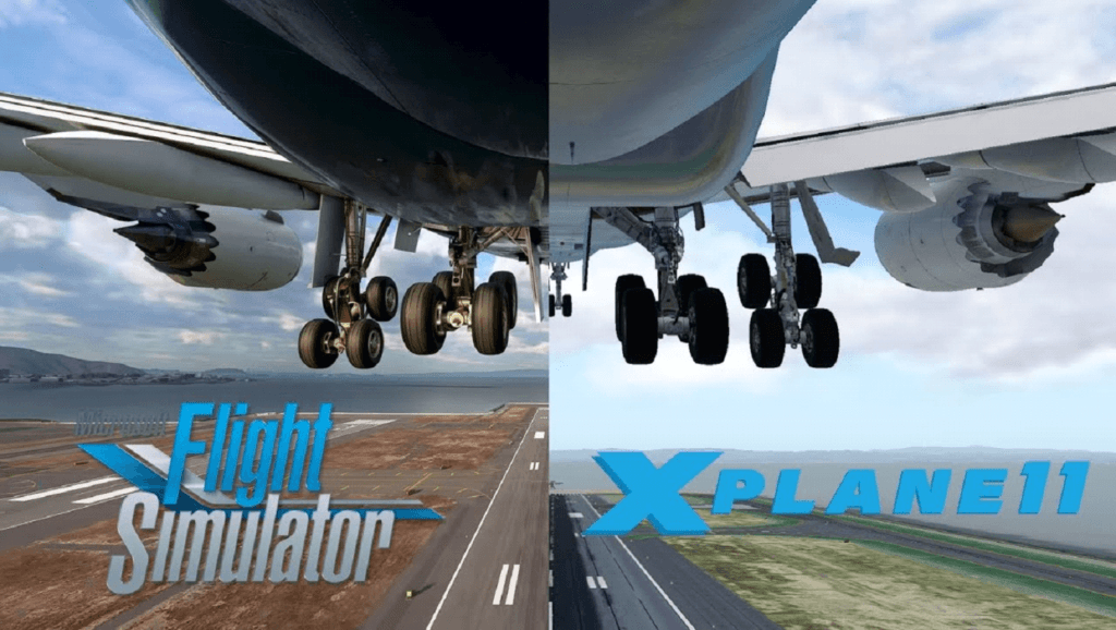 flight simulator vs x plane 11