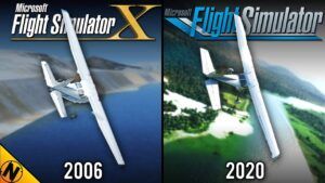 Flight Simulator X vs. 2020